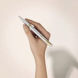Parker Meridian Ballpoint Pen Chrome Lacquer with Gold Trim