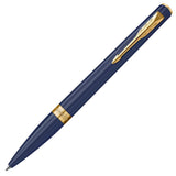 Parker Meridian Ballpoint Pen Blue Lacquer with Gold Trim