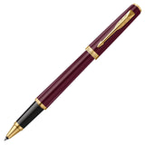Parker Meridian Rollerball Pen Red Lacquer with Gold Trim