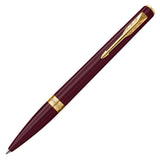 Parker Meridian Ballpoint Pen Red Lacquer with Gold Trim