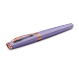 Parker Meridian Fountain Pen Lilac Lacquer with Rose Gold Trim