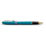 Parker Meridian Rollerball Pen Teal Lacquer with Rainbow Trim