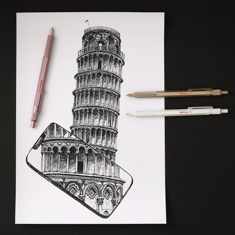 rotring 600 Ballpoint Pen Rose Gold