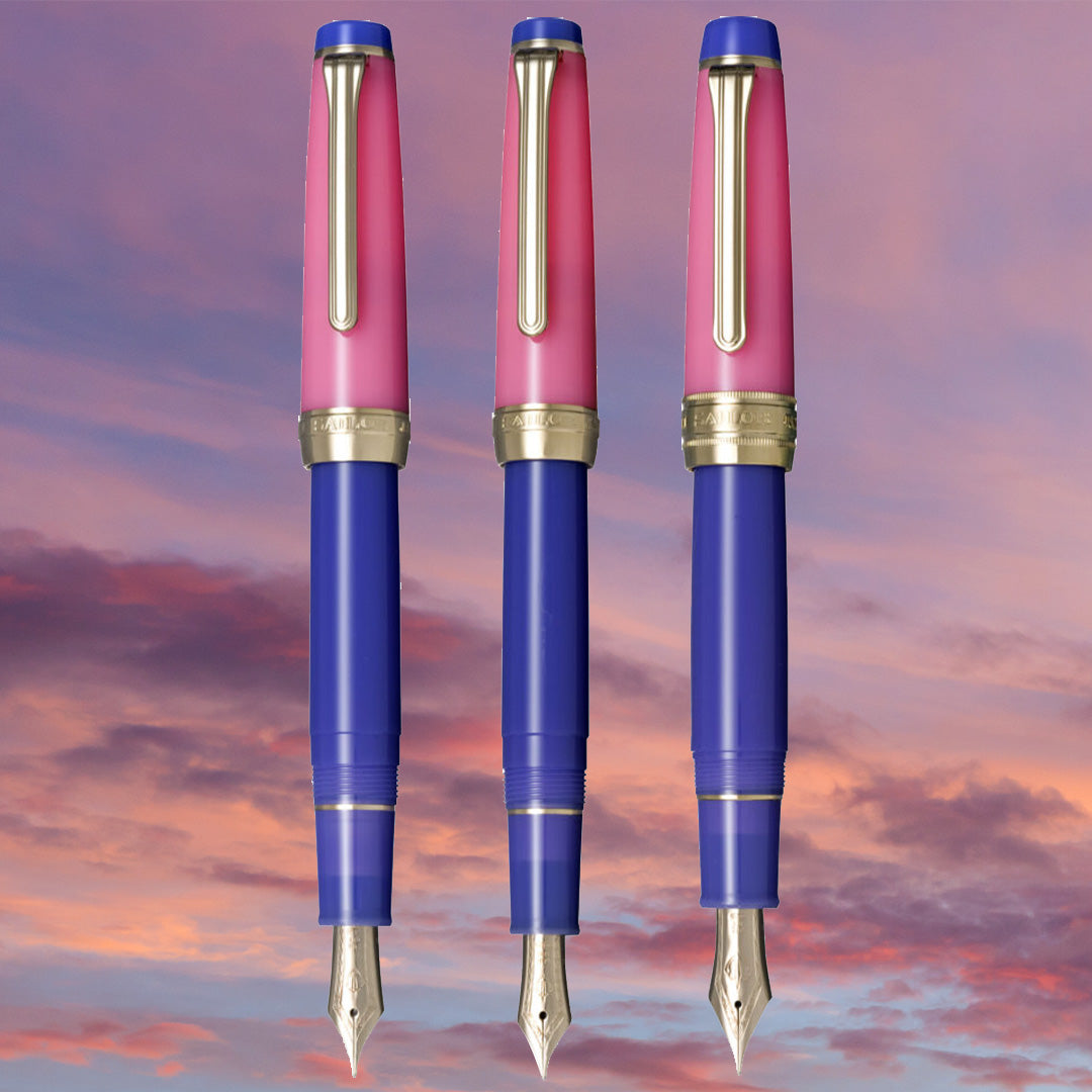 Sailor Professional Gear Fountain Pen Spring Sky 21K Nib