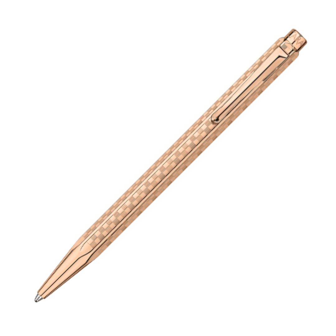 Caran d'Ache Ecridor Ballpoint Pen Damier Rose Gold