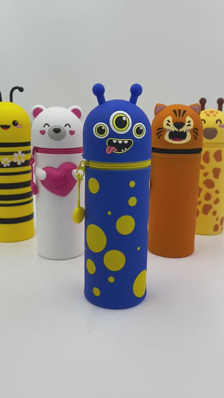 Legami Kawaii 2-in-1 Soft Silicone Pencil Case Bee