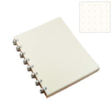 Atoma Pur Disc-Bound Refillable A5+ Notebook Natural Leather by Atoma at Cult Pens