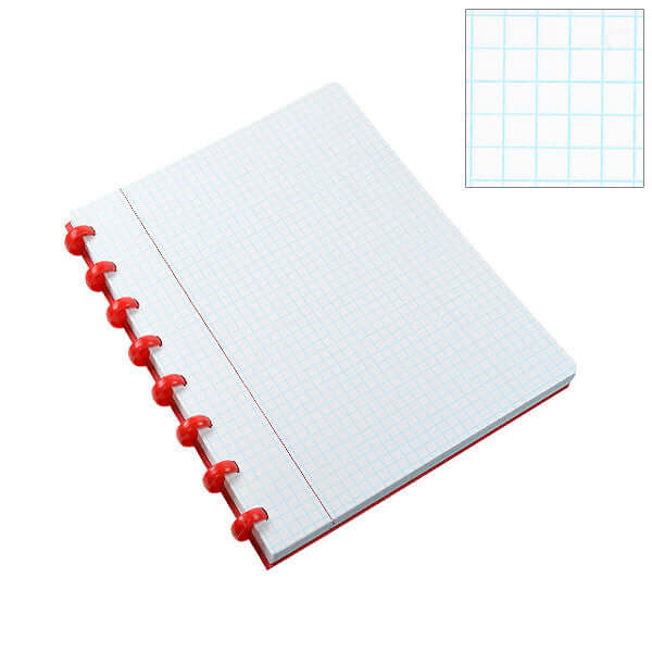Atoma Classic Colours Card Cover Disc-Bound Refillable Notebook A5+ by Atoma at Cult Pens
