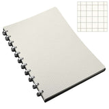 Atoma Pur Disc-Bound Refillable A4 Notebook Black Leather by Atoma at Cult Pens