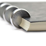 Atoma Amazing Texon Cover Disc-Bound Refillable Notebook Black A5+ by Atoma at Cult Pens