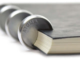 Atoma Amazing Texon Cover Disc-Bound Refillable Notebook Black A6 by Atoma at Cult Pens
