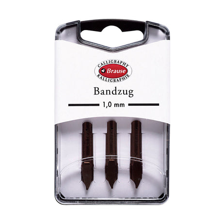Brause Nibs Set of 3 Bandzug (Angled Square Cut) by Brause at Cult Pens