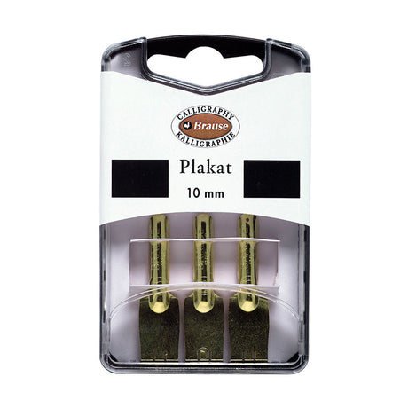 Brause Nibs Set of 3 Plakat (Square Cut) by Brause at Cult Pens