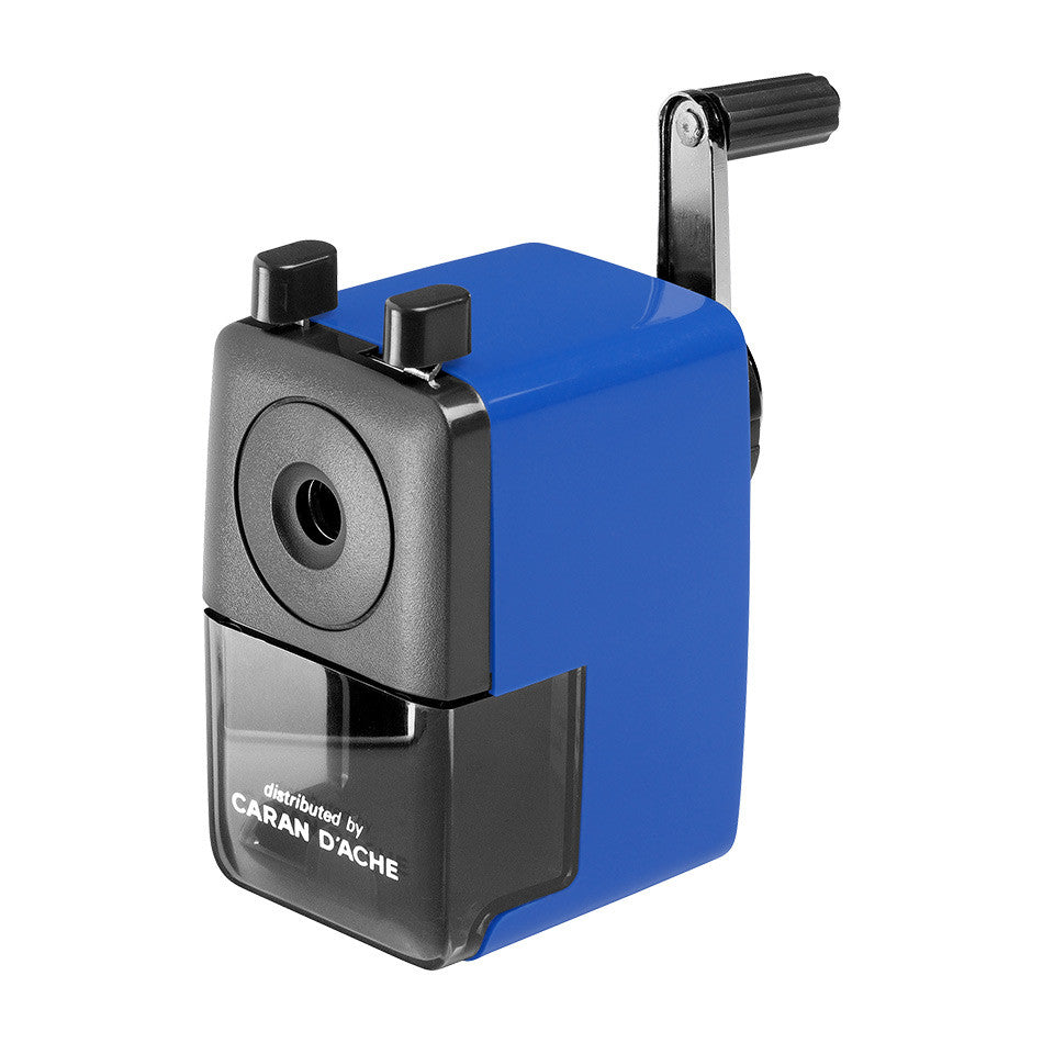 Caran d'Ache Desk Top Pencil Sharpener Blue by Caran d'Ache at Cult Pens