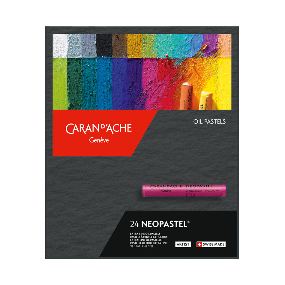 Caran d'Ache Neopastel Oil Pastel Box of 24 by Caran d'Ache at Cult Pens