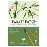 Clairefontaine Glued Pad 15 Sheets Bamboo A3 by Clairefontaine at Cult Pens