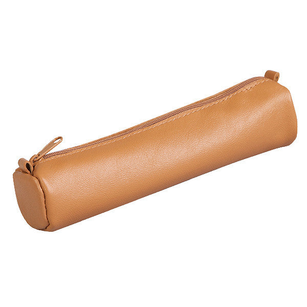 Clairefontaine Age Bag Small Round Leather Pencil Case by Clairefontaine at Cult Pens