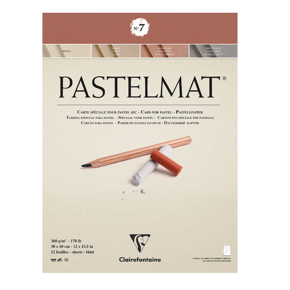 Clairefontaine Pastelmat Pad No.7 by Clairefontaine at Cult Pens