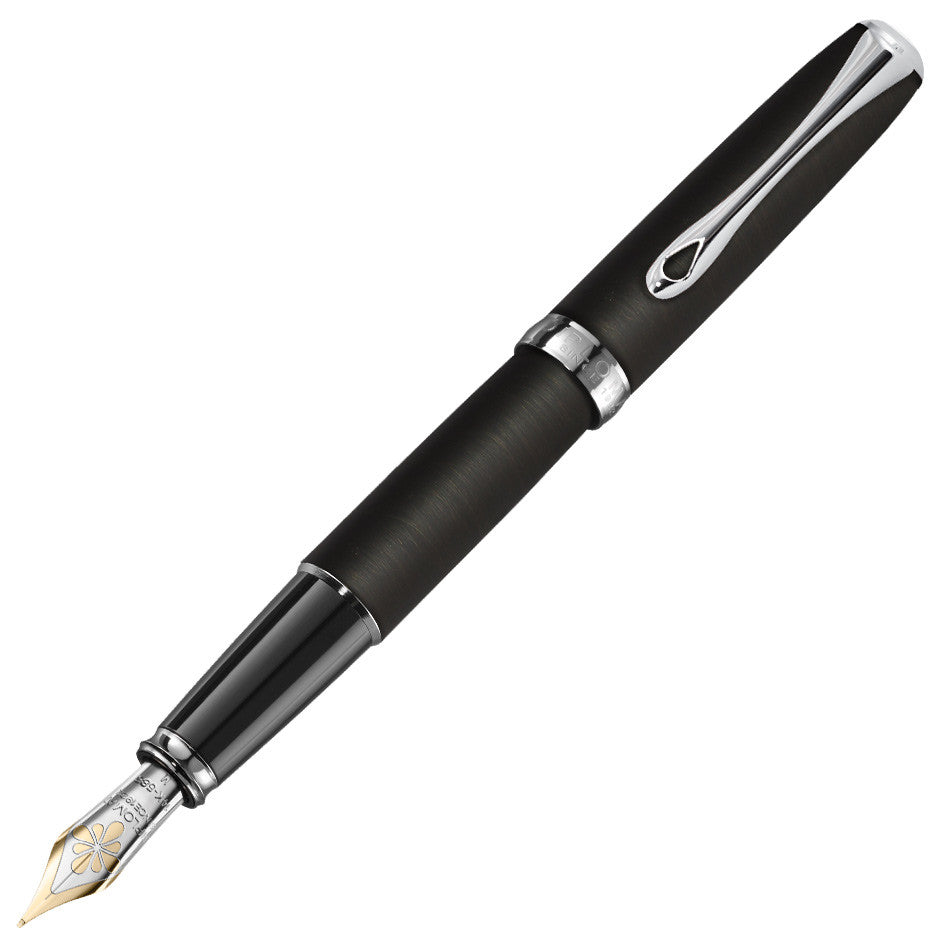 Diplomat Excellence A2 Gold Nib Fountain Pen Oxyd Iron by Diplomat at Cult Pens