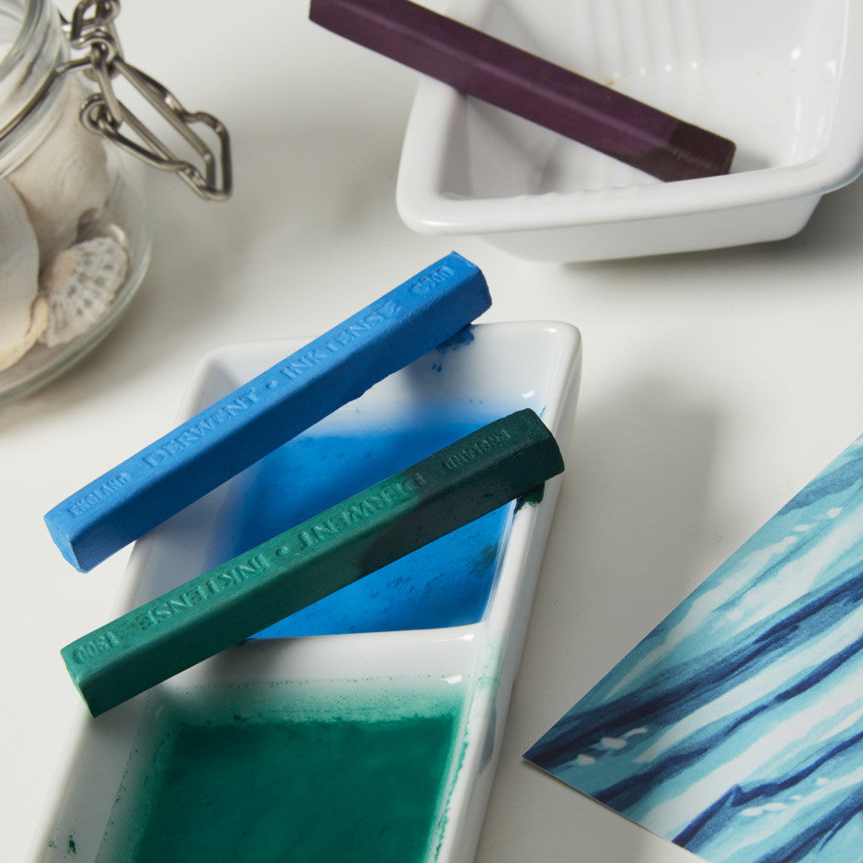 Derwent Inktense Colour Block Tin of 12 by Derwent at Cult Pens