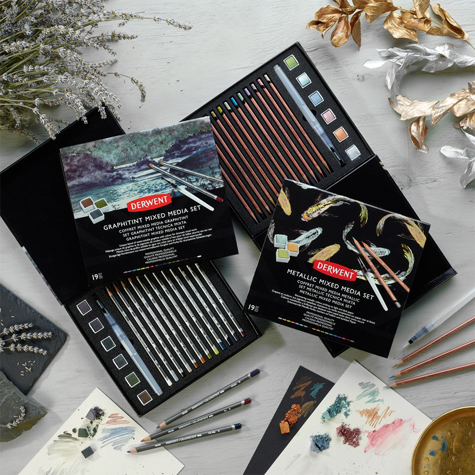 Derwent Metallic Mixed Media Set by Derwent at Cult Pens