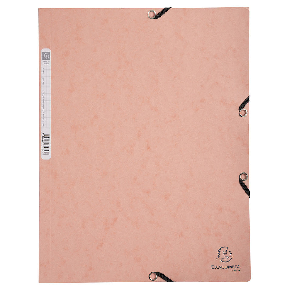 Exacompta Aquarel A4 Folder 3 Flap Coral by Exacompta at Cult Pens
