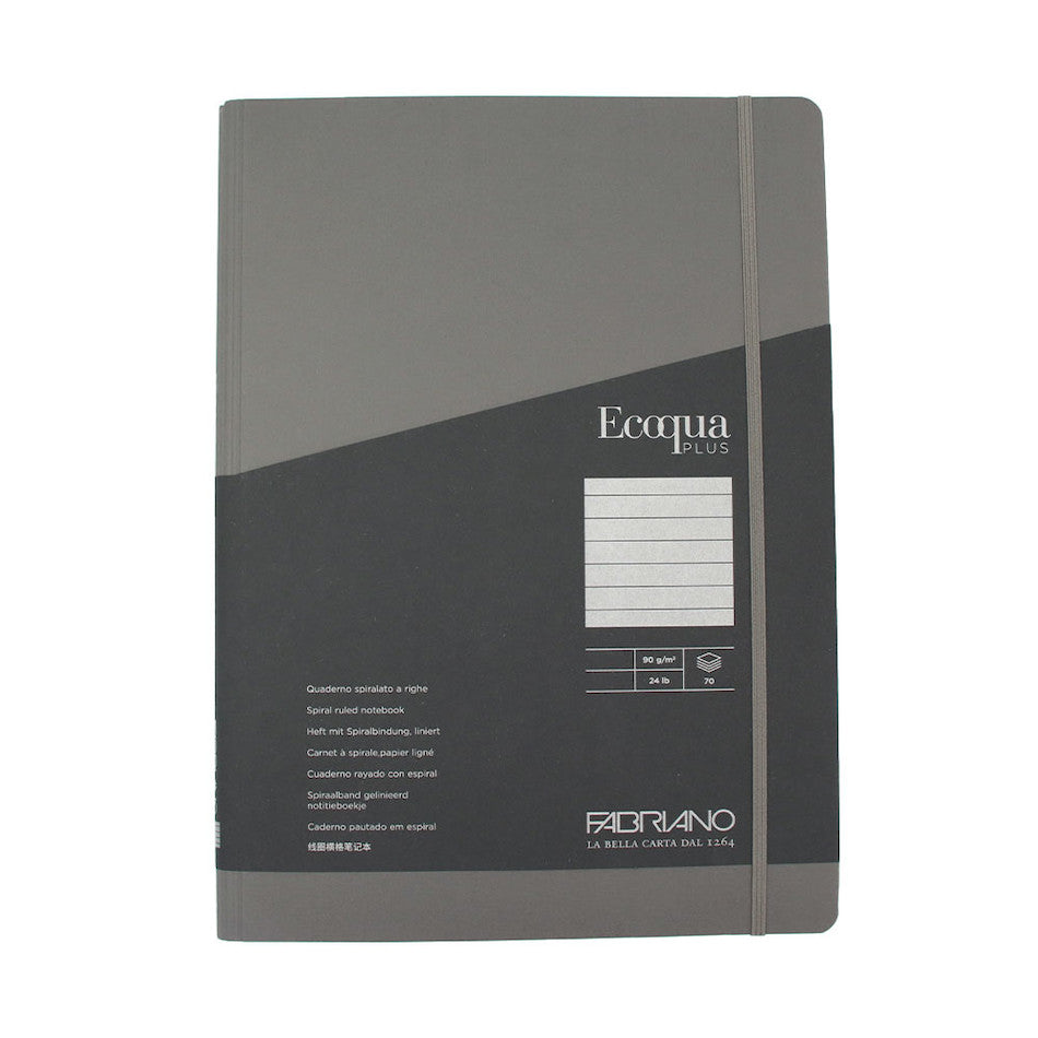 Fabriano EcoQua Plus Hidden Spiral Notebook A4 by Fabriano at Cult Pens