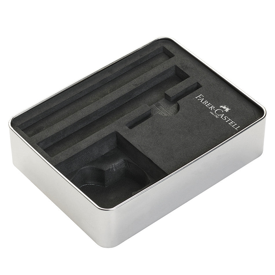 Faber-Castell Empty Tin Box for 2 Pens, Ink and Converter by Faber-Castell at Cult Pens
