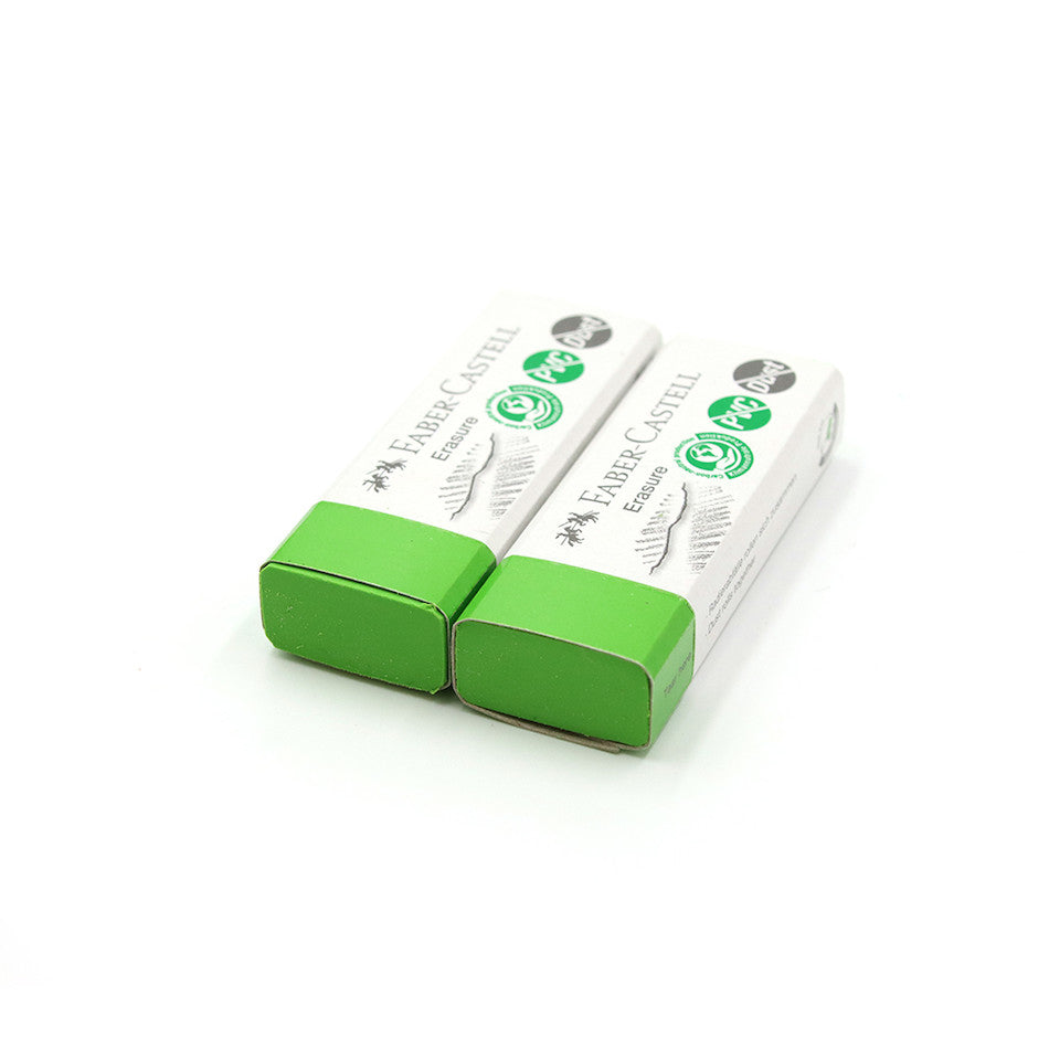 Faber-Castell Erasure Dust Free Eraser Set of 2 by Faber-Castell at Cult Pens
