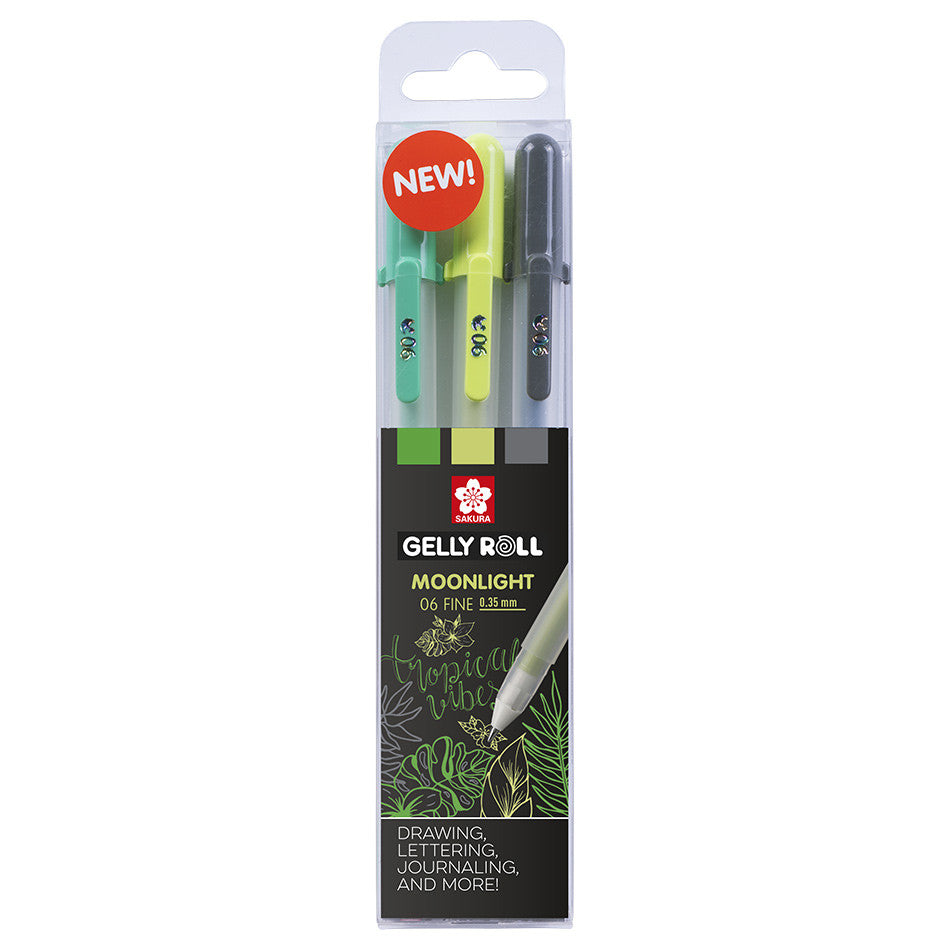 Gelly Roll Moonlight 06 Set of 3 Botanic by Gelly Roll at Cult Pens