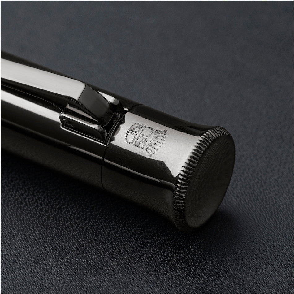 Graf von Faber-Castell Guilloche Fountain Pen Black Edition by Graf von Faber-Castell at Cult Pens