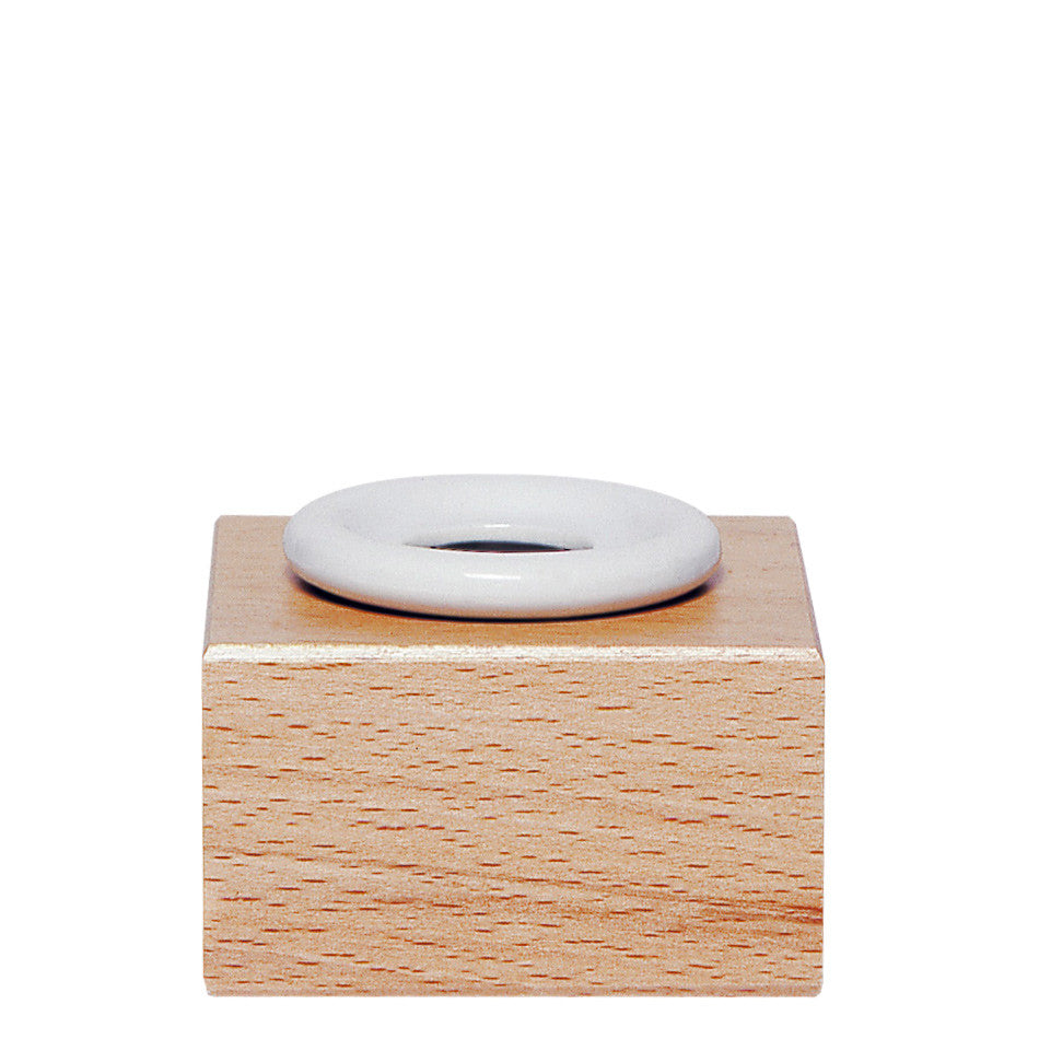 Herbin China Ink Pot with Wooden Base by Herbin at Cult Pens