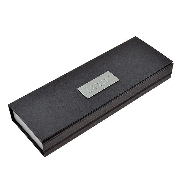 LAMY logo Ballpoint Pen brushed steel by LAMY at Cult Pens