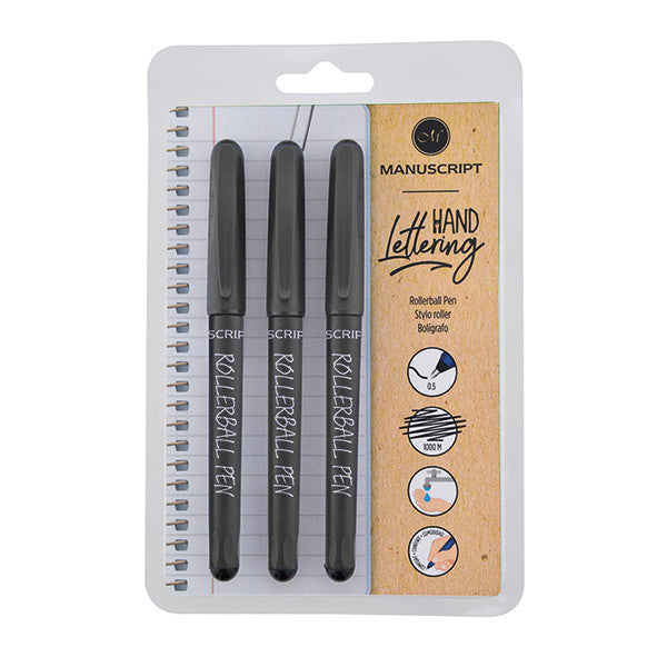 Manuscript Rollerball Pen Set of 3 by Manuscript at Cult Pens