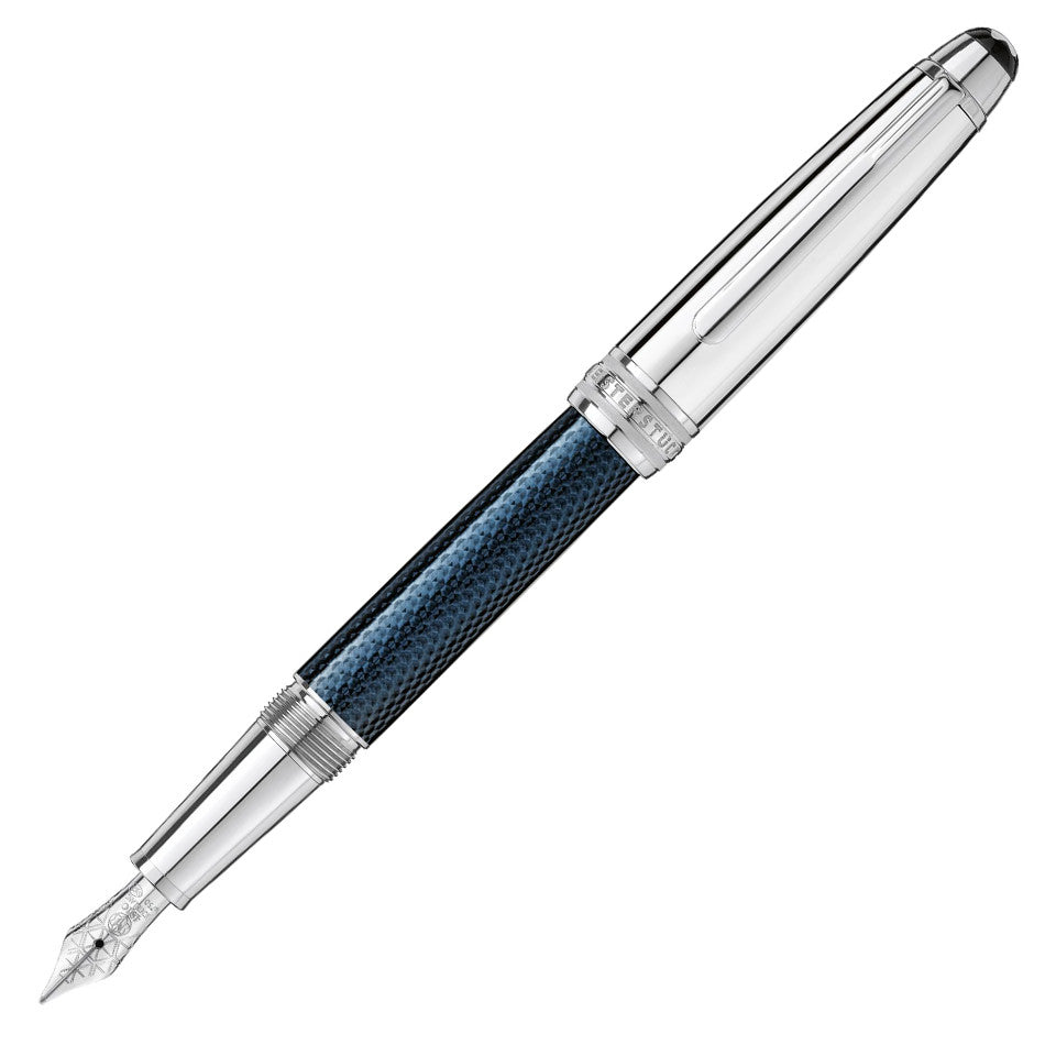 Montblanc Meisterstuck Solitaire Doue Classique Fountain Pen Blue Hour by Montblanc at Cult Pens