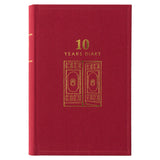 Midori Journal 10 Years Gate Dark Red by Midori at Cult Pens