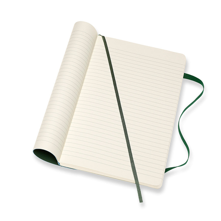 Moleskine Soft Cover Large Notebook 135x210 Myrtle Green by Moleskine at Cult Pens
