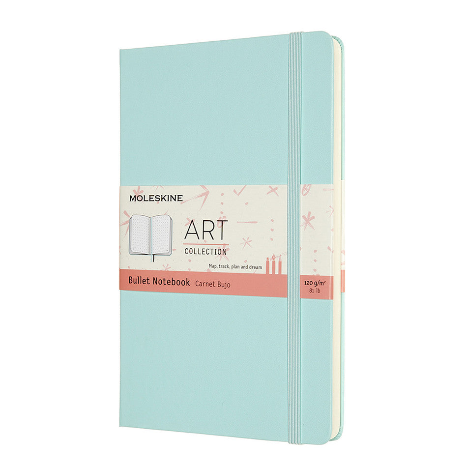 Moleskine Art Bullet Large Notebook Aquamarine by Moleskine at Cult Pens