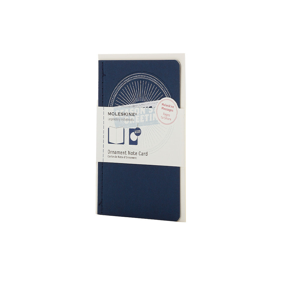 Moleskine Pocket Ornament Card Season's Greetings by Moleskine at Cult Pens