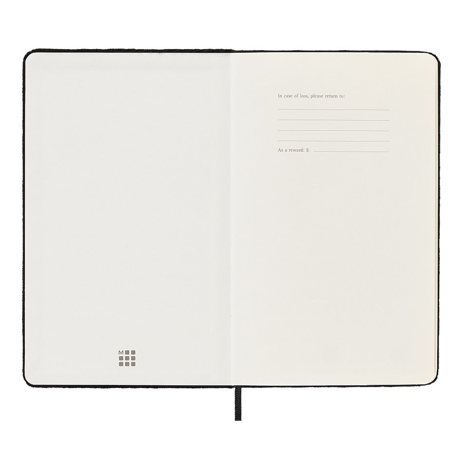 Moleskine Limited Collection Large Notebook Velvet Black Ruled by Moleskine at Cult Pens
