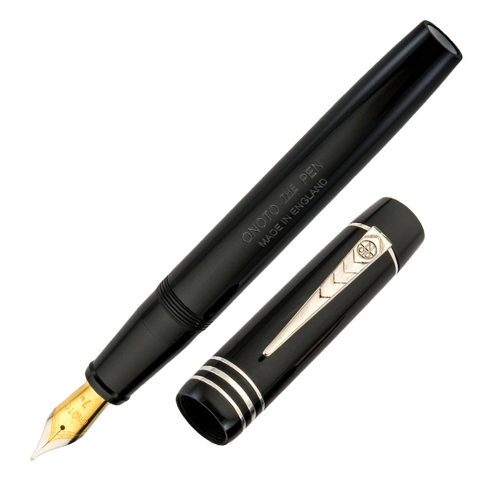 Onoto Magna Classic Fountain Pen Black Plain by Onoto at Cult Pens