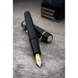 Onoto Magna Classic Fountain Pen Black Chased by Onoto at Cult Pens