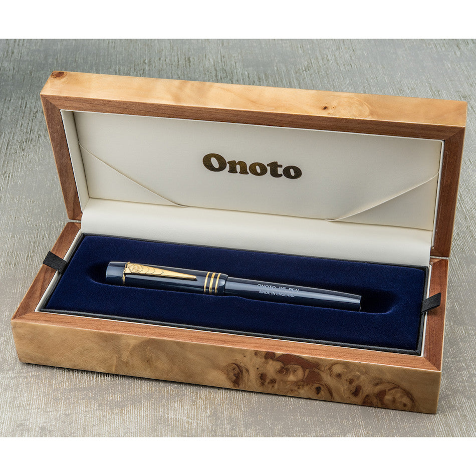Onoto Magna Classic Fountain Pen Blue Plain by Onoto at Cult Pens