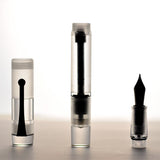 Opus 88 Demonstrator Eye Dropper Fountain Pen Clear by Opus 88 at Cult Pens