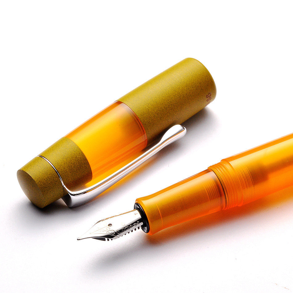 Opus 88 Koloro Eye Dropper Fountain Pen Orange by Opus 88 at Cult Pens
