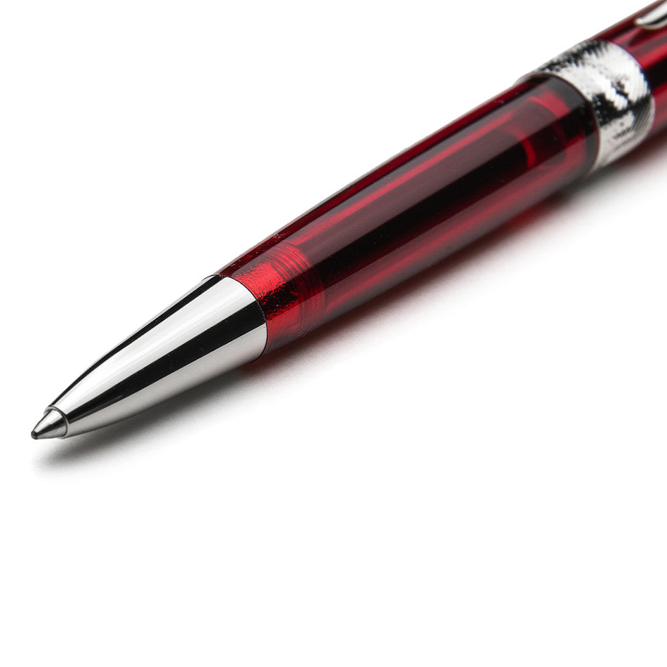 Pineider Avatar UR Demo Black Finitures Ballpoint Pen Wine Red by Pineider at Cult Pens