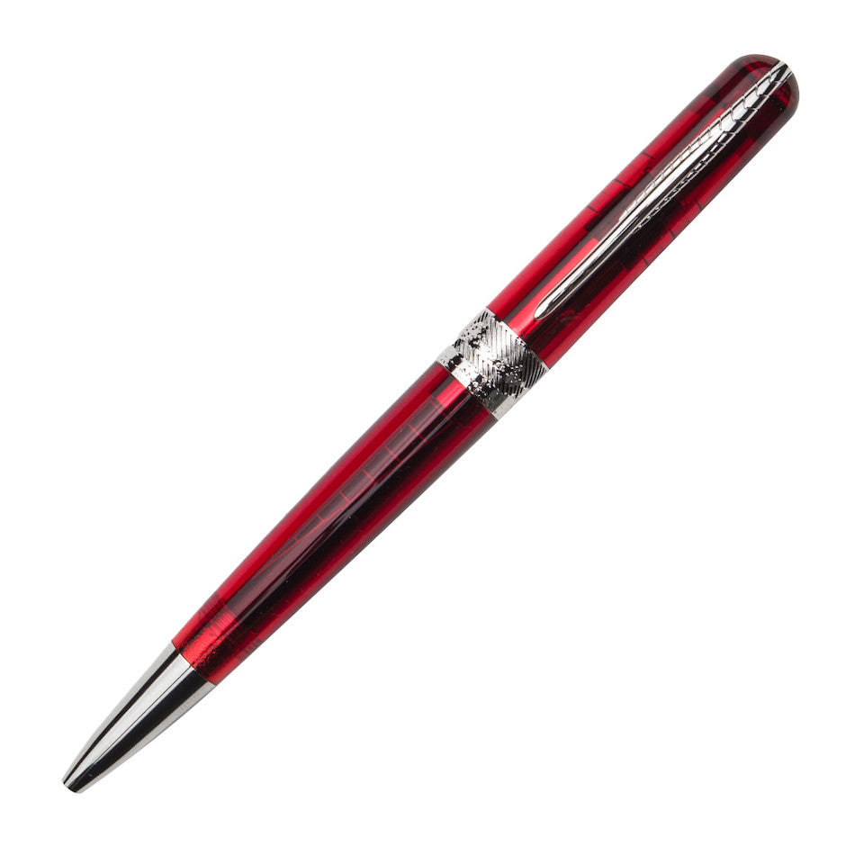 Pineider Avatar UR Demo Black Finitures Ballpoint Pen Wine Red by Pineider at Cult Pens
