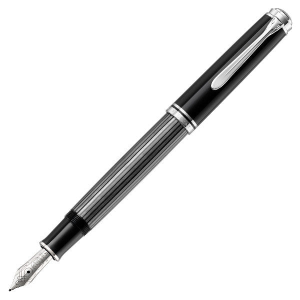 Pelikan Souveran M405 Fountain Pen Stresemann Anthracite by Pelikan at Cult Pens