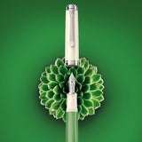 Pelikan Souveran M605 Fountain Pen Green-White Special Edition by Pelikan at Cult Pens