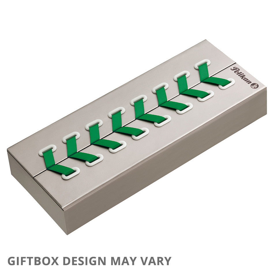 Pelikan Souveran K605 Ballpoint Pen Green-White Special Edition by Pelikan at Cult Pens